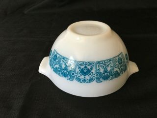 Vintage Pyrex Blue Horizon 1.  5 Pint Cinderella Nesting Mixing Bowl - Near 3