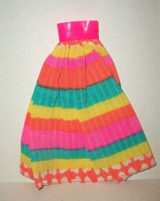 Vintage Barbie Mod 3492 Flying Colors Skirt Only Vhtf