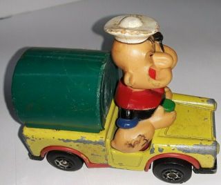 Vintage Popeye Matchbox Die Cast Car Spinach Wagon Character Series No 13 1980