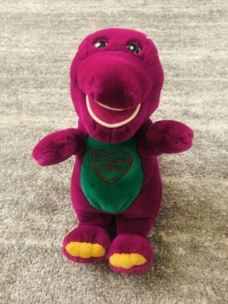 Lyons Barney Singing " I Love You " Dinosaur 10 " Stuffed Plush Animal Toy