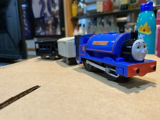 Trackmaster Fisher Price Sir Handel With Boxcar And Brakevan