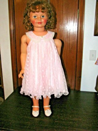 Vintage Cute Patti Playpal Vintage 36 " Curly Hair Ideal Baby Face?