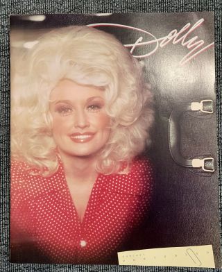 Dolly Parton Concert Portfolio / Vintage 1978 Tour Book 13 X 11 / Great Shape