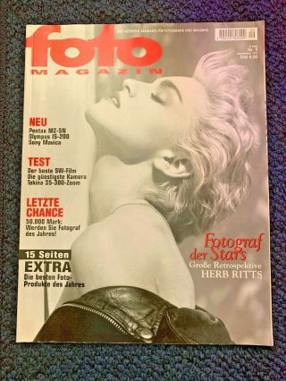 Madonna On German Foto Magazin : True Blue Cover : September 1997 Issue