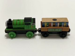 Thomas And Friends Wooden Railway Percy & The Library Car