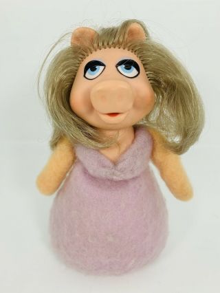 Vintage Fisher Price 867 Miss Piggy 6 " Bean Bag Doll Muppets