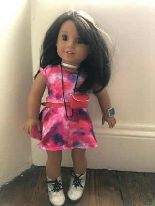 American Girl Luciana Vega Doll 18 Inch,  3 Outfits