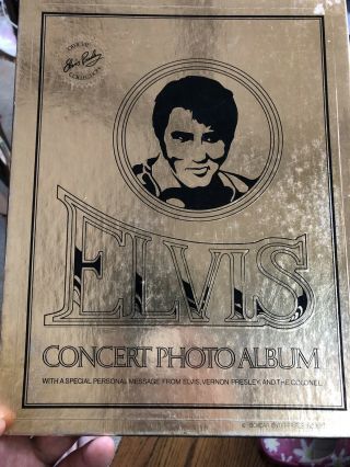 Elvis Concert Photo Album 1977 With