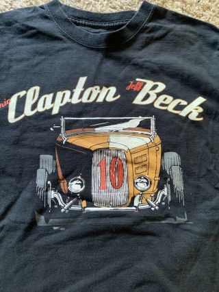 Eric Clapton - Jeff Beck Rare Tour Shirt