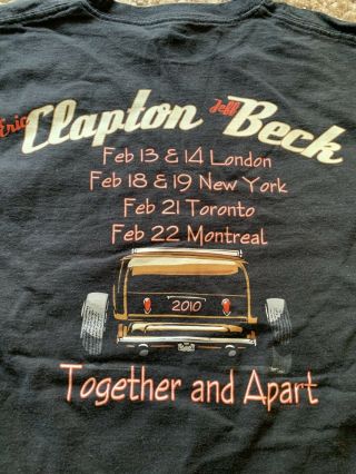 Eric Clapton - Jeff Beck Rare Tour Shirt 2