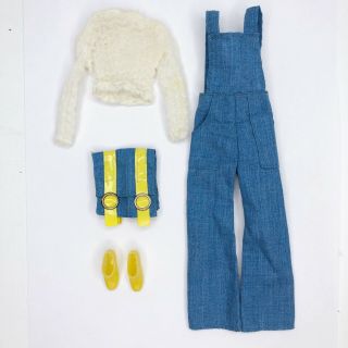 Vintage Francie Cool Overalls 3281 Outfit Francie Clothes Vhtf Minty