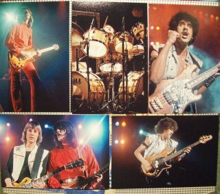 Thin Lizzy 1981 Renegade Tour Photos X10 Phil Lynott Snowy White Scott