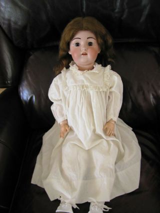 Antique German Kestner 215 Bisque Doll W/ Composition Ball Jointed Body 26 "