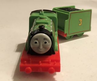 Thomas & Friends Trackmaster Motorized Railway Henry Engine & Tender 2013 Mattel
