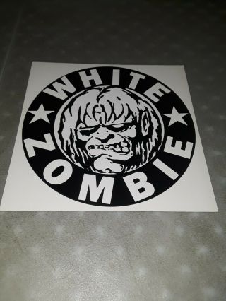 White Zombie Double Sided Record Store Promo Flat Poster 12 " X 12 " 1995 Geffen