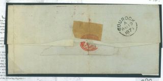GB SCOTLAND Letter INDIA MUTINY PRIZE CLAIM Historic Military GREENOCK 1876 90.  7 2