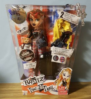 Rare Nib Bratz Pretty - N - Punk Meygan Doll,  Destination 2 World Nrfb