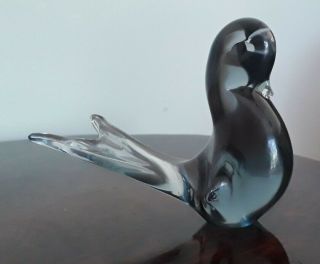 Vintage Murano Art Glass Bird - Dove Paperweight