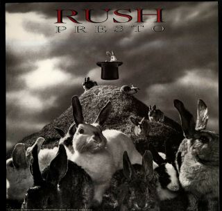 Rush - Presto - 2 Sided Promo Poster Flat 12 X 12