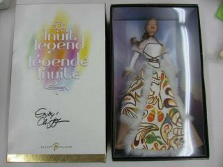 2005 Mattel Inuit Legend Barbie Signed By Christy Marcus Gold Label Nrfb