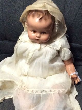 Princess Beatrix Vintage 1930 - 40s Composition Baby Doll Eyes Move 21 " Ideal