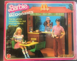 1982 Barbie Mcdonalds In The Box Shape