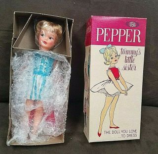 Mib,  Vintage 1964 Ideal.  Tammy Family Pepper Doll