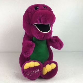 Barney The Purple Dinosaur Vintage 1992 The Lyons Group Plush 13 "