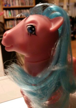 Vintage Firefly My Little Pony 1983 Hasbro Mlp G1 Pegasus Pink W/ Blue Lightning
