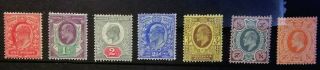Gb King Edward Vii - 7 Values 1d To Both 4d Versions.  Offer