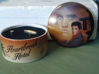 Elvis Presley Music Box " Heartbreak Hotel " 1994,  1st In Series W,  1031 - Fsa