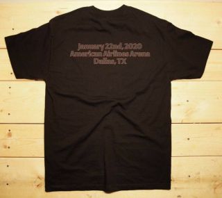 TOOL band T shirt Fear Inoculum Tour 2020 22 Jan Dallas,  TX Shirt promo 2
