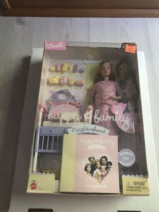 Happy Family Midge & Baby - Pregnant Barbie Doll Pink Outfit Matel 2003 Nib Rare