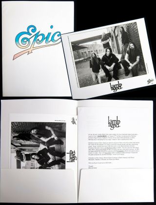 Lamb Of God 2006 Press Kit W/ 8x10 Promo Photo Sacrament Epic Records Rare