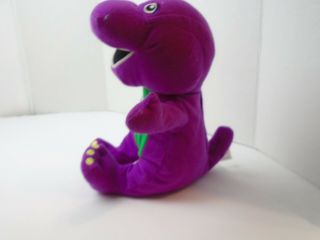 Plush Toy Doll BARNEY the Purple Dinosaur Singing I LOVE YOU Song 2