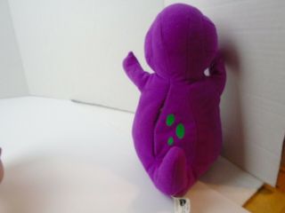 Plush Toy Doll BARNEY the Purple Dinosaur Singing I LOVE YOU Song 3
