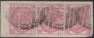 Gb Abroad In Valparaiso Chile C30 3d.  Rose.  Excellent/v.  Scarce Strip Of 3