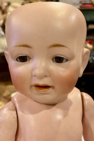 C1911 14” Antique German Kestner 211 Character Baby Doll On Body