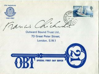 1967 - Great Britain - Chichester First Day Cover,  House Of Commons,  Signed
