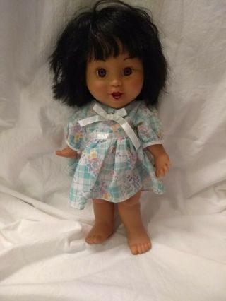 Baby Face Doll Galoob 17 So Merry Kerri Lgti Htf Oriental Girl W/ Flaws