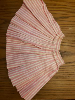 VINTAGE CISSY DOLL PINK STRIPE SKIRT AND MATCHING TOP WOW 1956 Tag 3