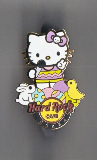 Hard Rock Cafe Pin: Uc Osaka Easter Hello Kitty Le200
