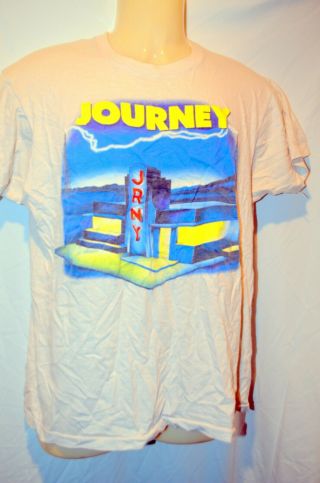 1986 Screen Stars Journey Raised On Radio World Tour Concert Band Xl