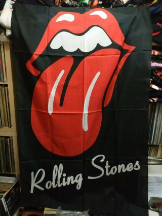 Vintage Rolling Stones Textile Poster Flag