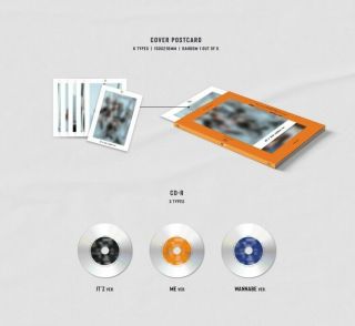ITZY [IT ' Z ME] 2nd Mini Album SET CD,  P.  Book,  Card Poster KPOP 3