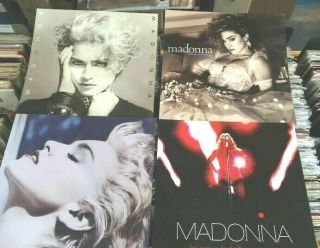 Madonna 4 Promotional Promo Poster Flats True Blue Like A Virgin Secret 1980 