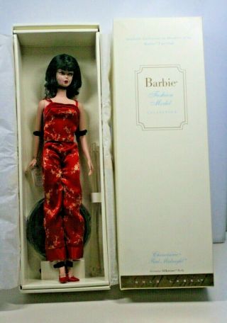 The Fashion Model Chinoiserie Red Midmight Silkstone Body Gold Label Doll 2004