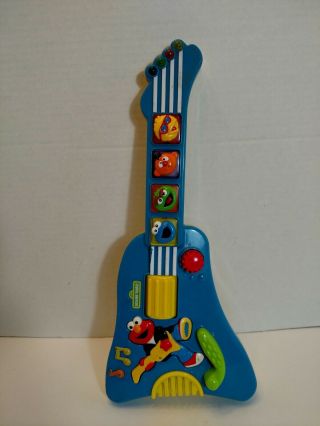 Sesame Street Elmo Rock N Roll Guitar Musical Lights Sounds Toy Characters 1998