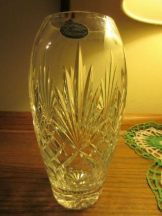 Vintage Heavy Rogaska Crystal 8 Inch Vase