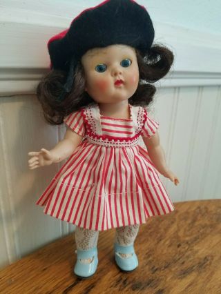 Vintage Vogue Strung Ginny Doll,  With Case & Outfits